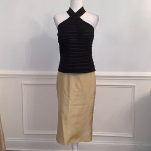 Black Strapless Top Size Medium Skirt Not Included